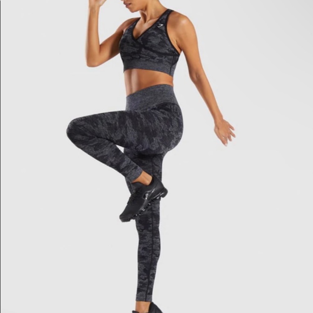 OG Gymshark Black Camo Set